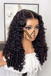 Burmese Curly HD Lace Front Wig – 100% Human Hair, Pre-Plucked, Defined Burmese Curls (20″ 22″ 24″)