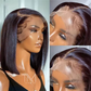 Bone Straight Bob Human Hair Wig – 10 Inch HD Lace Front, 200% Density, Pre-Plucked Short Straight Bob (4×4 / 13×4)