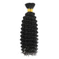 Human Braiding Hair Deep Wave Bulk for Braiding No Weft Deep Curly Braiding Hair for Boho Braids Brazilian Virgin Human Hair